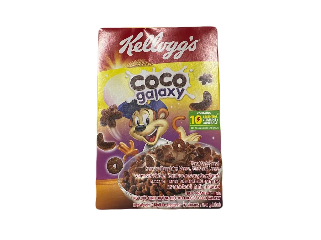 พิเศษ/เคลล็อกส์ โกโก้ กาแลคซี่ 170 กรัม (1x18) #801433